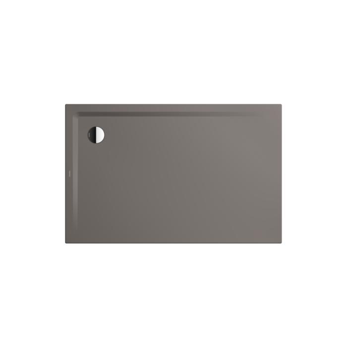 Kaldewei Superplan Duschfläche 382147983672 70x90cm, flach, Träger, Perl-Effekt, warm grey70