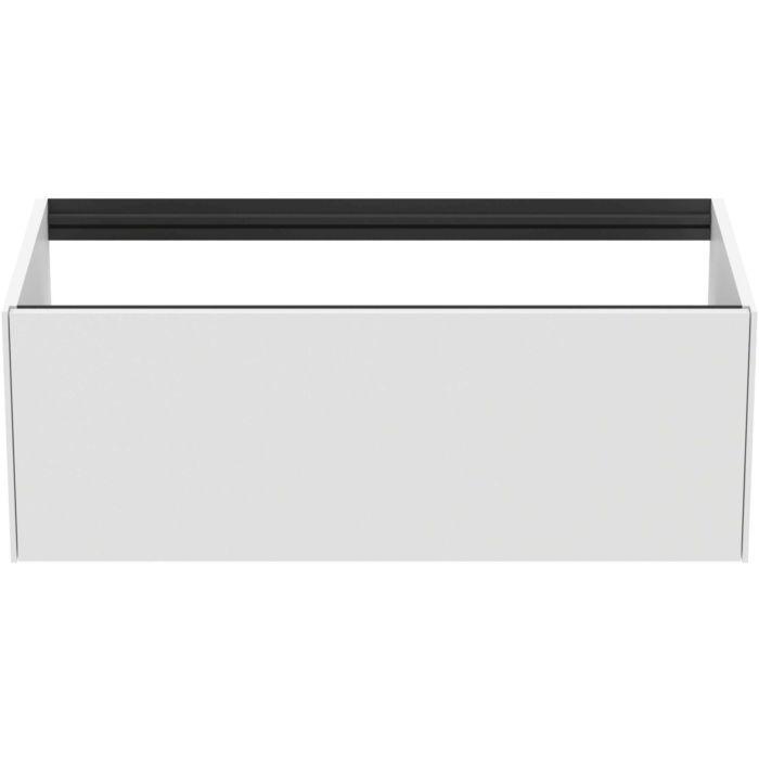 Ideal Standard Conca Waschtisch-Unterschrank T3988Y1 Ohne Waschtisch-Platte, 1 Auszug, 100X50,5X36 Cm, Weiß Matt Lackiert