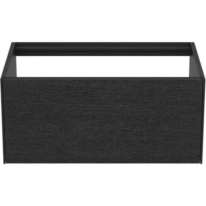 Ideal Standard Conca Waschtisch-Unterschrank T3985Y4 Ohne Waschtisch-Platte, 1 Auszug, 80X50,5X36 Cm, Eiche Geflammt Furnier