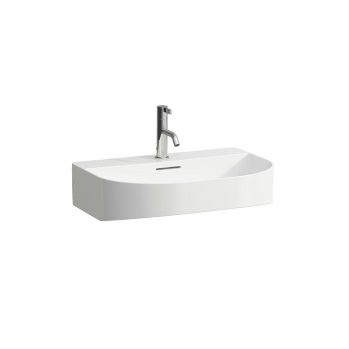 Laufen Sonar Waschtisch H8103427571041 60X42Cm, UnterbaufäHig, Mit ÜBerlauf, Mit 1 Hahnloch, Weiß Matt
