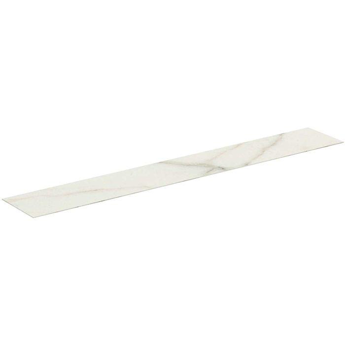 Ideal Standard Conca Keramik-Waschtisch-Platte T4350DH Ausladung 37Cm, 240 X 37,3 X 0,6 Cm, Mamor Calacatta
