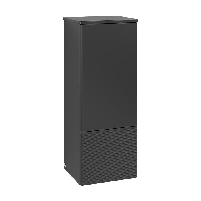 Villeroy Und Boch Antao Mittelschrank L44100PD 41,4X103,9X35,6Cm, Waschbeckenplattenfarbe Lack, Black Matt Lacquer