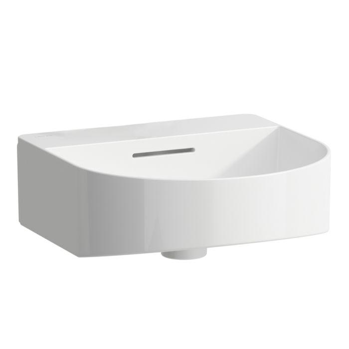 Laufen Sonar Handwaschbecken H8153417571091 41X42Cm, Mit ÜBerlauf, Ohne Hahnloch, Weiß Matt