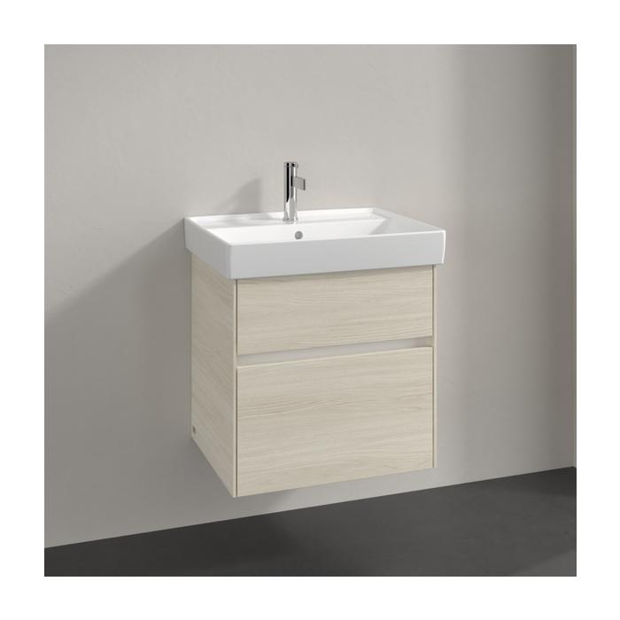 Villeroy Und Boch Collaro Waschtischunterschrank C00800AA 55,4X54,6X44,4Cm, Waschbecken Mittig, White Oak