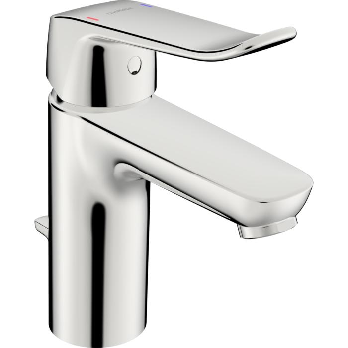 Hansa Hansacare Waschtischarmatur 46012206 Mit Ablaufgarnitur, Mit Ablaufgarnitur, Hebel Lang, Ausladung 114 Mm, Chrom