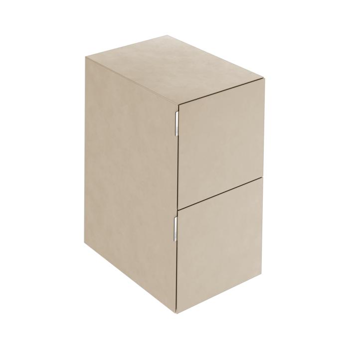 Keuco Edition 11 Art Sideboard 32542910400 40x70x49cm, 2 Frontauszüge, Keramik, sahara
