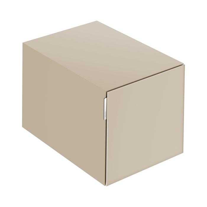 Keuco Edition 11 Art Sideboard 32541320401 40X35X49Cm, 1 Frontauszug, Innenbeleuchtung, Lack Seidenmatt, Glas Satiniert, Sand