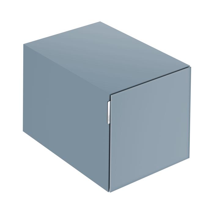 Keuco Edition 11 Art Sideboard 32541330400 40x35x49cm, 1 Frontauszug, Lack seidenmatt, Glas satiniert, blue satin
