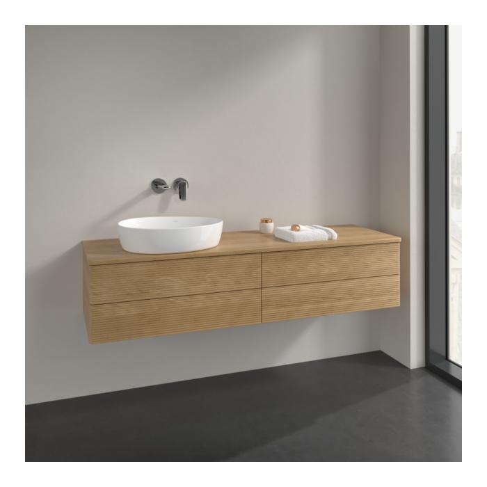 Villeroy Und Boch Antao Waschtisch-Unterschrank K26111HN 160X36X50Cm, Waschbeckenplattenfarbe Honey Oak, Honey Oak