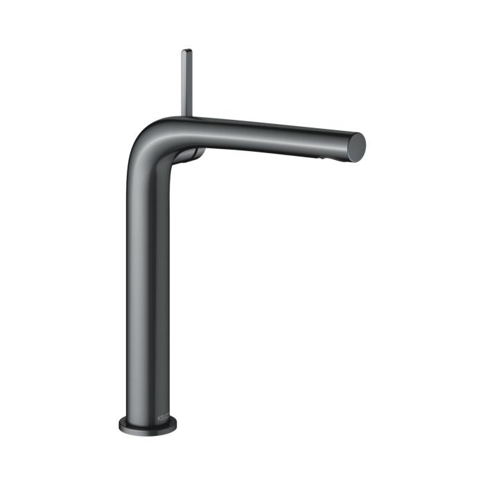 Keuco Edition 400 Waschtischarmatur 51502130102 Ausladung 183Mm, Ohne Ablaufgarnitur, Schwarzchrom GebüRstet