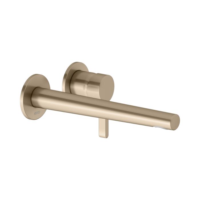 Keuco Edition 400 Waschtischarmatur 51516030202 Unterputz Montage, Ohne Ablaufgarnitur, Bronze GebüRstet, Ausladung 243 Mm