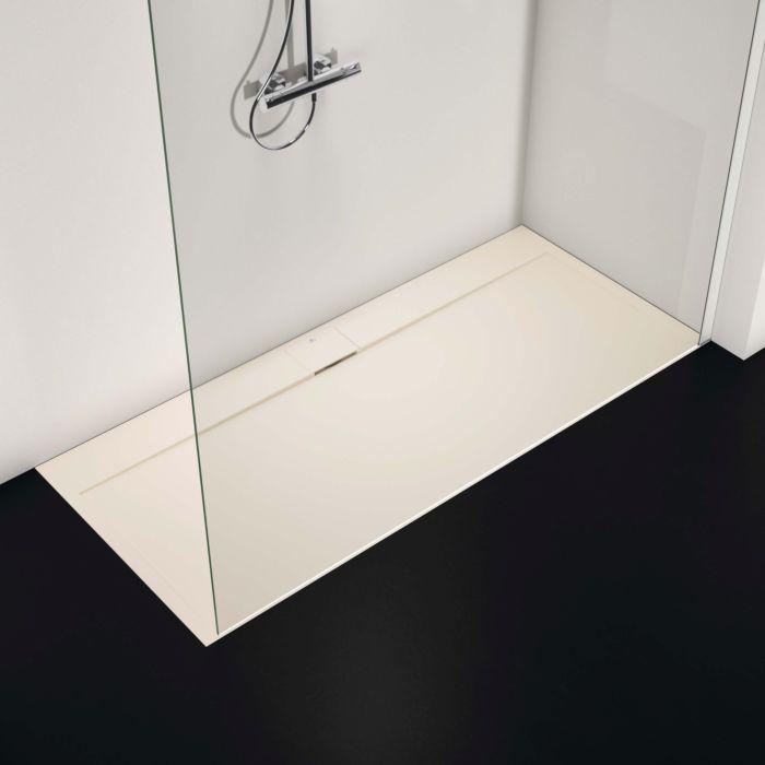 Ideal Standard Ultra Flat S I.Life Rechteck-Brausewanne T5236FT 180 X 80 X 3,2 Cm, Sandstein