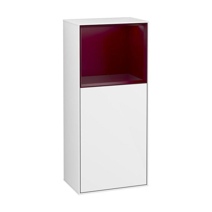 Villeroy Und Boch Finion Seitenschrank G510HBGF 41,8X93,6Cm, Rechts, Emotion, Regal Oben Peony Matt, Glossy White Lacquer