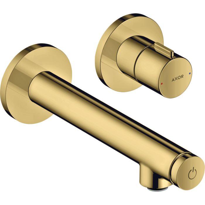 Hansgrohe Axor Uno Fertigmontageset 45112990 Unterputz-Waschtischarmatur, Mit Ausladung 158Mm, Polished Gold Optic
