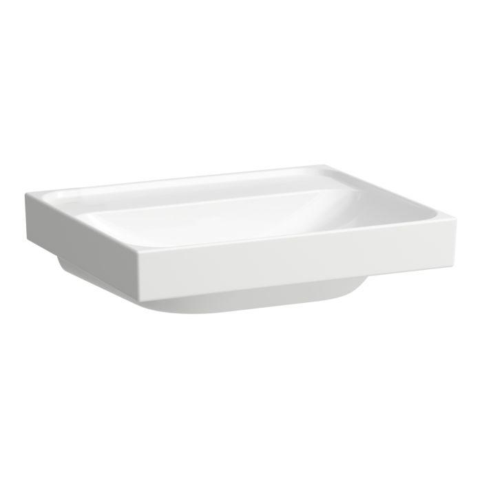 Laufen Meda Waschtisch H8101124001121 55X46Cm, UnterbaufäHig, Ohne ÜBerlauf, Ohne Hahnloch, Weiß Mit Lcc