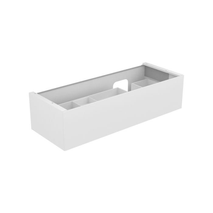 Keuco Edition 11 Waschtischunterschrank 31266110000 140 X 35 X 53,5 Cm, Lack Seidenmatt, Glas Anthrazit Klar