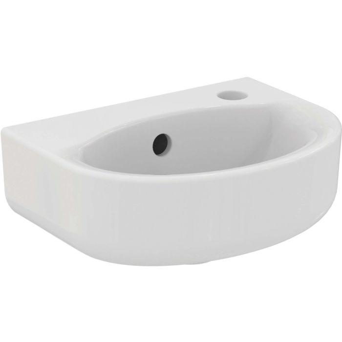 Ideal Standard Handwaschbecken Connect Arc E7913MA 35 X 26 Cm, Weiss Mit Ideal Plus