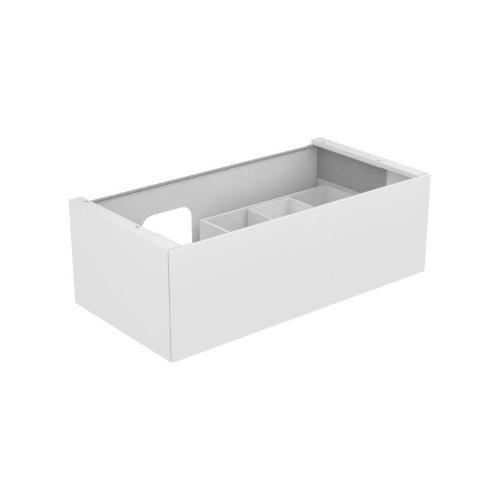 Keuco Edition 11 Waschtischunterschrank 31253140000 105 X 35 X 53,5 Cm, Lack Seidenmatt, Glas TrüFfel Klar