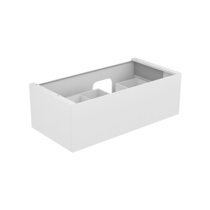 Keuco Edition 11 Waschtischunterschrank 31254140000 105 X 35 X 53,5 Cm, Lack Seidenmatt, Glas TrüFfel Klar