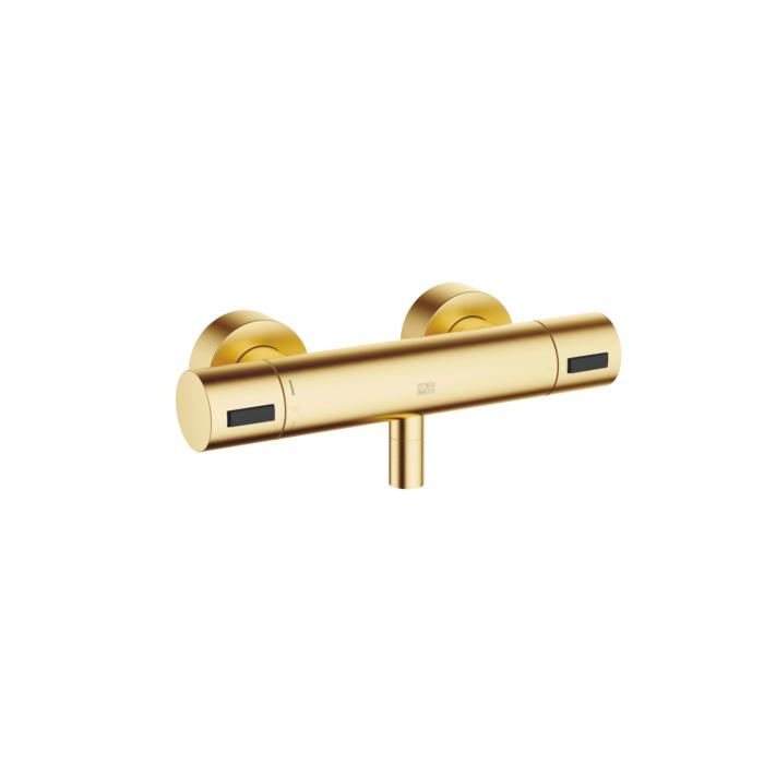 Dornbracht Brause-Thermostat 34442979-28 Wandmontage, Brauseabgang 3/8", Messing GebüRstet