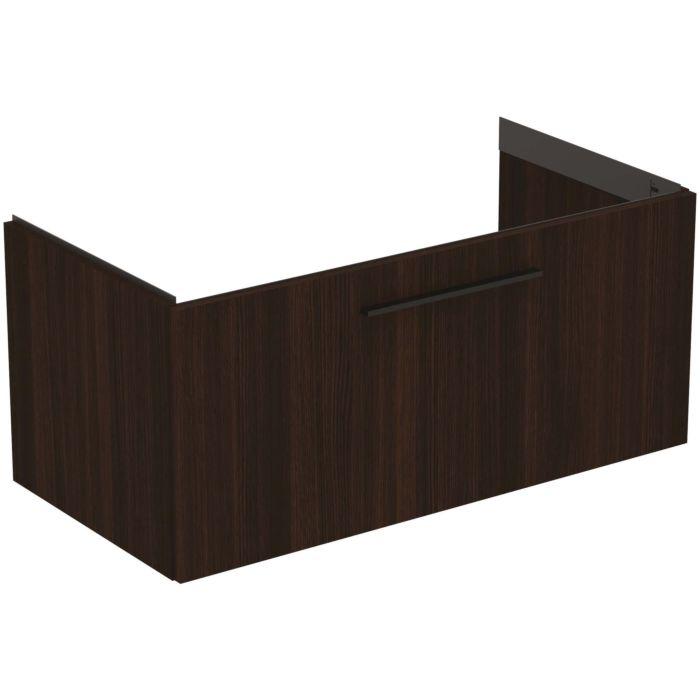 Ideal Standard I.Life B MöBeldoppelwaschtisch-Unterschrank T5275NW 1 Auszug, 100 X 50,5 X 44 Cm, Coffee Oak