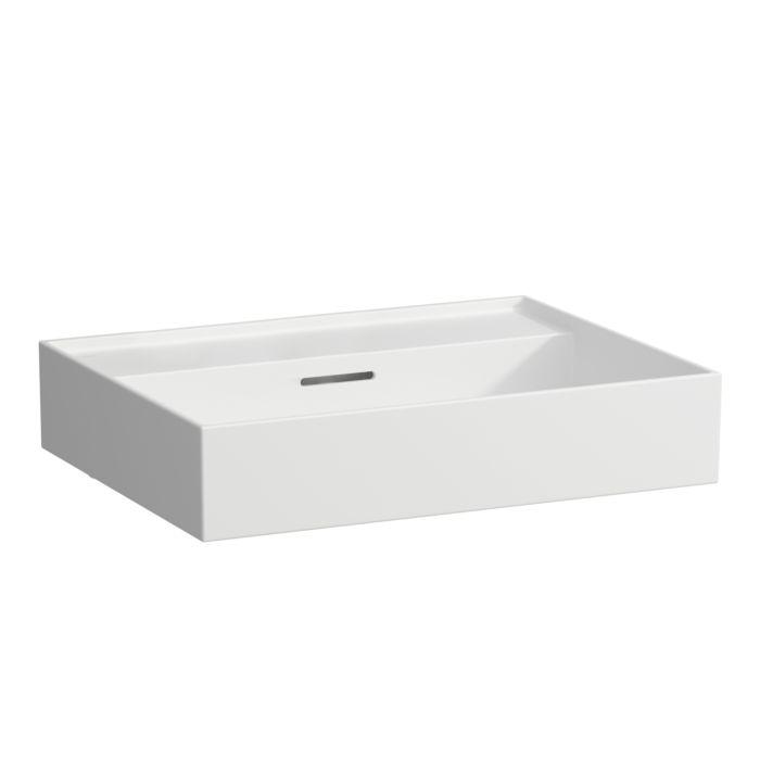 Laufen Kartell Aufsatzwaschtisch H8163337571091, 60X46Cm, Weiß Matt, Ohne Hahnloch, Saphirkeramik