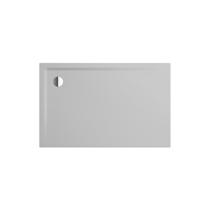 Kaldewei Superplan Duschwanne 386447983664 100x180x2,5cm, mit Träger flach, Perl-Effekt, grey40