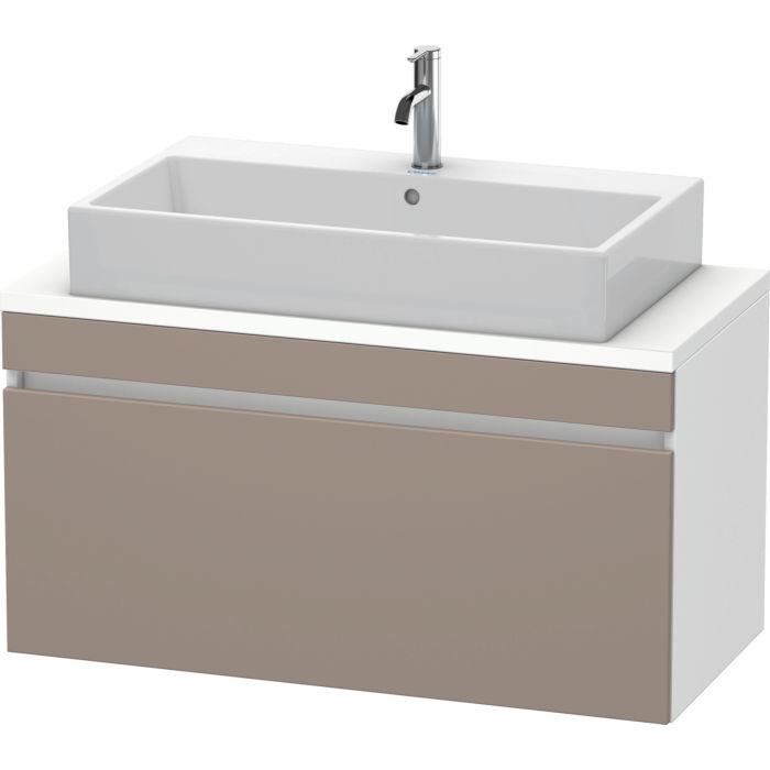 Duravit Durastyle Waschtisch-Unterschrank DS530404318 100 X 47,8 Cm, Basalt Matt/Weiß Matt, FüR Konsole, 1 Auszug