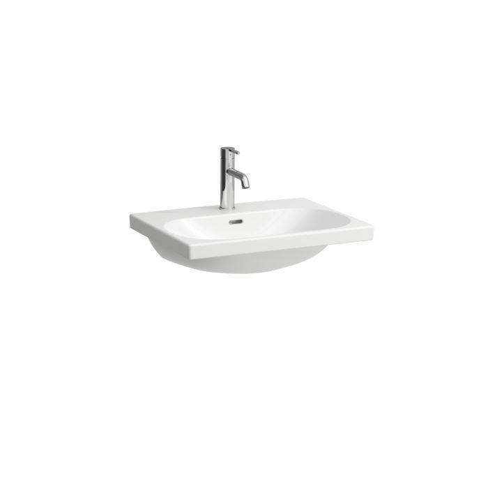Laufen Lua Aufsatz-Waschtisch H8160830001091 60x46cm, weiß, mit Überlauf, ohne Hahnloch