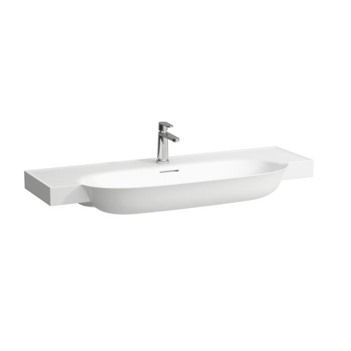 Laufen The New Classic Aufsatzwaschtisch H8138587571581 120X48Cm, UnterbaufäHig, Ohne ÜBerlauf, Mit 3 Hahnloch, Weiß Matt