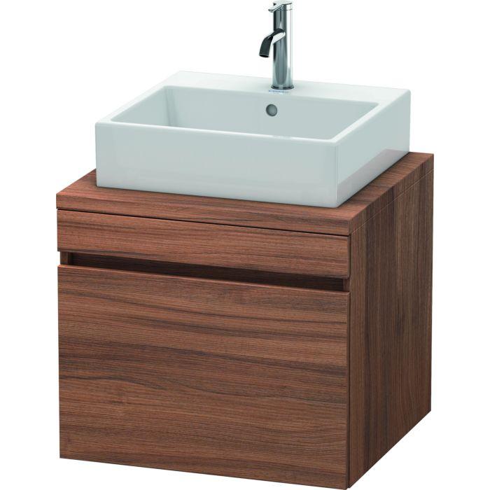 Duravit DuraStyle Waschtisch-Unterschrank DS531007979 60 x 54,8 cm, nussbaum natur, für Konsole, 1 Auszug