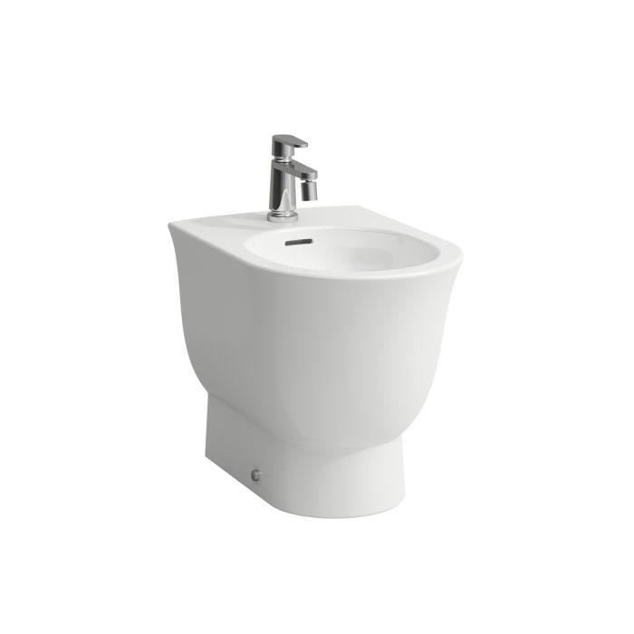 Laufen The New Classic Stand-Bidet H8328514003021 37X56Cm, Hahnloch, Ohne Seitliches Loch FüR Wasseranschluss, Weiß Lcc