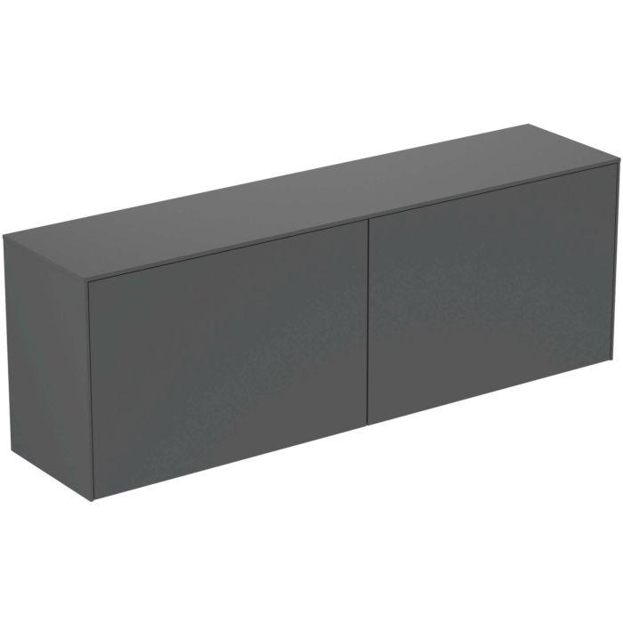 Ideal Standard Waschtisch-Unterschrank T4331Y2 Ohne Ausschnitt, 2 AuszüGe, 160 X 37 X 55 Cm, Anthrazit Matt Lackiert