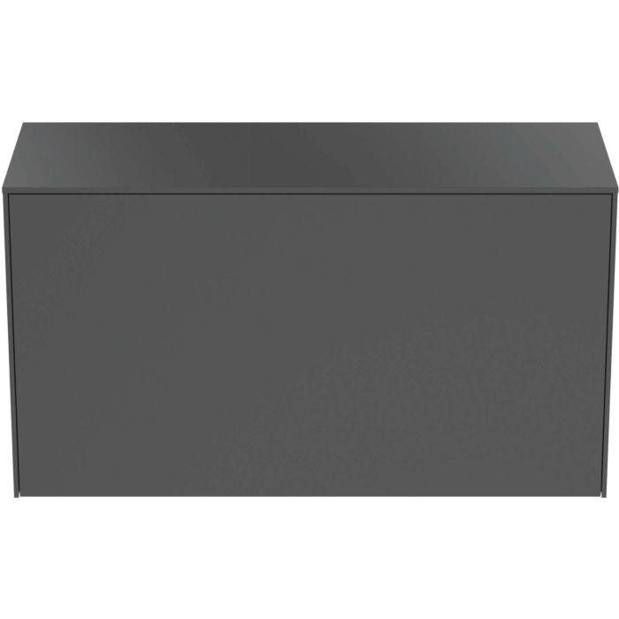 Ideal Standard Conca Waschtisch-Unterschrank T4319Y2 Ohne Ausschnitt, 1 Auszug, 100 X 37 X 55 Cm, Anthrazit Matt Lackiert