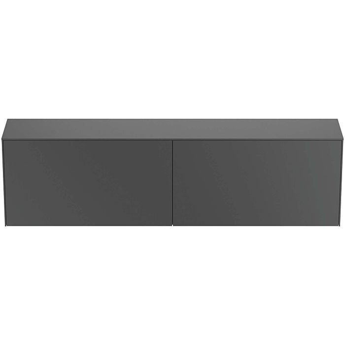 Ideal Standard Waschtisch-Unterschrank T4332Y2 Ohne Ausschnitt, 2 AuszüGe, 200 X 37 X 55 Cm, Anthrazit Matt Lackiert