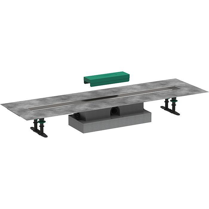 Hansgrohe Ubox Universal Komplettsetset 56019180 90 Cm, FüR Flache Installation FüR Duschrinnen Fertigsets