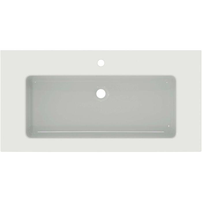 Ideal Standard Extra Waschtisch T4366MA 1 Hahnloch, Mit ÜBerlauf, 1010 X 510 X 150 Mm, Weiß Ideal Plus