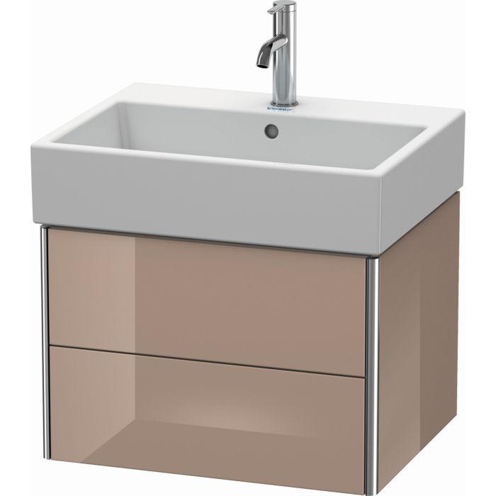 Duravit XSquare Waschtisch-Unterschrank XS419308686 58,4x39,7x46cm, 2 Schubkästen, cappuccino hochglanz
