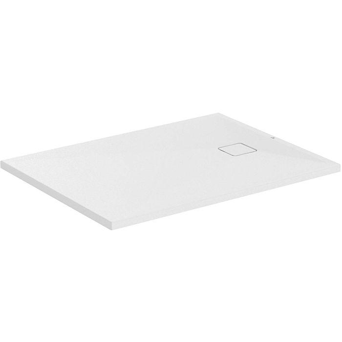 Ideal Standard Ultra Flat Evo Brausewanne T5438FO 1200 X 900 X 35 Mm, Seidenweiß, Rechteckig, Ablauf An Kurzer Seite