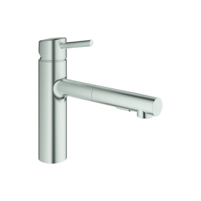 Grohe Concetto KüChenarmatur 30273DC1 Supersteel, Mittelhoher Auslauf
