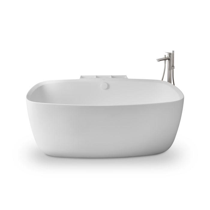 Duravit Wave Fertigmontageset WA5250000070 Unterputz-Wannenarmatur, Bodenstehend, Edelstahl GebüRstet