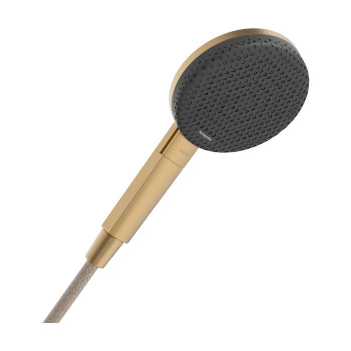 Hansgrohe Handbrause 24511140 Wassersparend, 125 Mm Duschkopf, 3 Strahlarten, Brushed Bronze