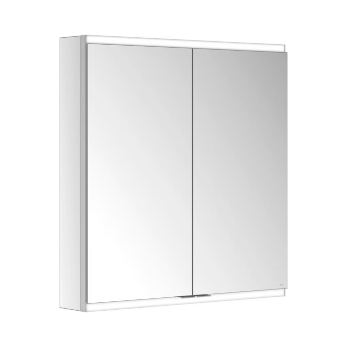 Keuco Royal Modular 2.0 Spiegelschrank 800211070000000 700 X 700 X 120 Mm, Ohne Steckdose, Wandvorbau, 2-TüRig, Beleuchtet