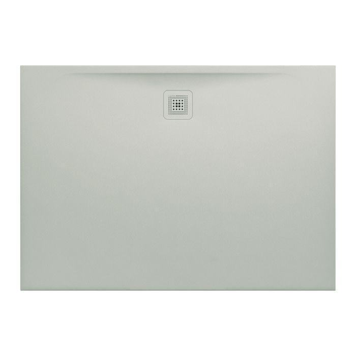 LAUFEN Pro Duschwanne H2119540770001 Marbond Ablauf lange Seite hellgrau