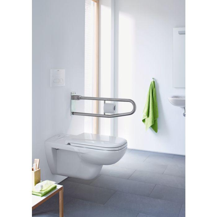 Duravit D-Code Wand TiefspüL WC 2228090000 Barrierefrei, Weiss, Vital