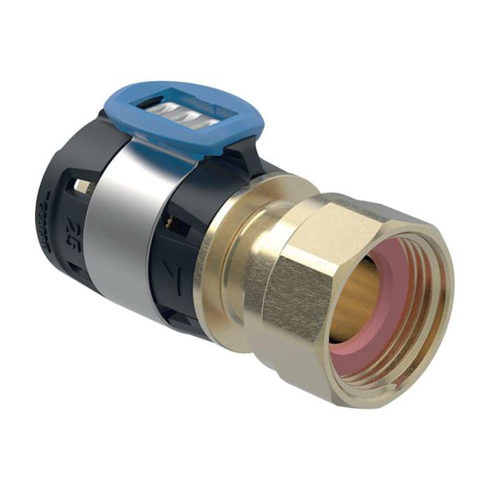 Geberit FlowFit Übergang 620624001 DN 32, Ø 40 mm, G 1 1/4, 7,9 cm, mit Überwurfmutter