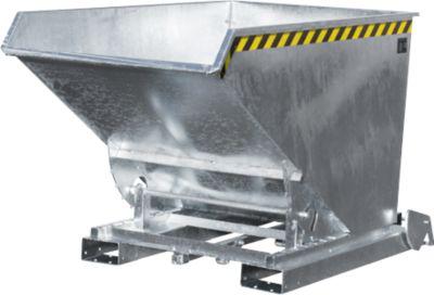 Automatischer KippbehäLter Bauer Typ 4A 1200, 3 Entriegelungspunkte, Abrollsystem, Inhalt 1,2 M³, Bis 1500 Kg, Verzinkt