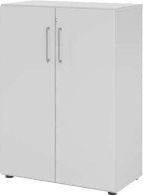 SchräNke Breno, 3 Oh, AbschließBar, 28 Kg Je Boden, B 800 X T 420 X H 1100 Mm, Lichtgrau/Lichtgrau