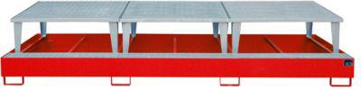 Auffangwanne AWA 1000-3, Rot RAL 3000