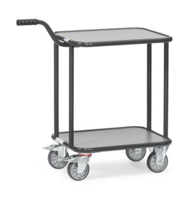 Fetra Griffroller "Grey Edition"", Stahl, Anthrazitgrau, 2 Etagen, L 600 X B 450 Mm, Bis 250 Kg"
